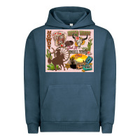 Pigment Midnight Navy wild west western Urban Hoodie - Zillion Design Studio
