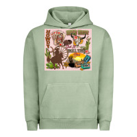 Pigment Oil Green wild west western Urban Hoodie - Zillion Design Studio
