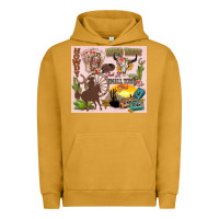 Pigment Peanut Butter wild west western Urban Hoodie - Zillion Design Studio