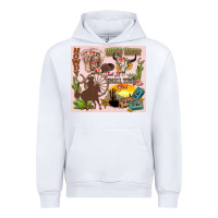 White wild west western Urban Hoodie - Zillion Design Studio