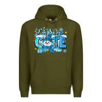 Army Green im snow cute Premium Hoodie - Zillion Design Studio