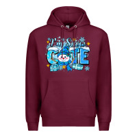 Burgundy im snow cute Premium Hoodie - Zillion Design Studio