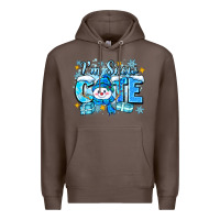 Coffee im snow cute Premium Hoodie - Zillion Design Studio