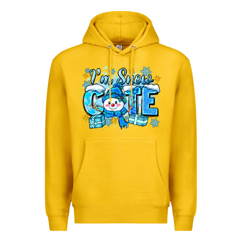 Im Snow Cute Premium Hoodie by Zillion Design Studio | Teevron