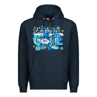 Navy im snow cute Premium Hoodie - Zillion Design Studio