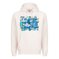 Pale Pink im snow cute Premium Hoodie - Zillion Design Studio