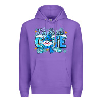 Purple im snow cute Premium Hoodie - Zillion Design Studio
