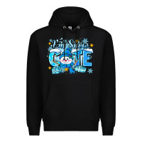 Black im snow cute Premium Hoodie - Zillion Design Studio
