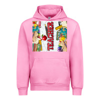 Fuchsia Pink teacher Urban Hoodie - Zillion Design Studio