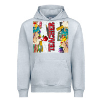 Heather Grey teacher Urban Hoodie - Zillion Design Studio