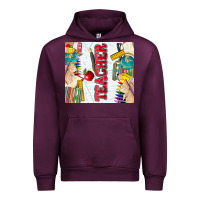 Mauve Wine teacher Urban Hoodie - Zillion Design Studio