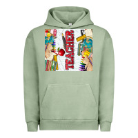 Pigment Oil Green teacher Urban Hoodie - Zillion Design Studio