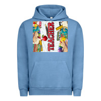 Pigment Pebble Blue teacher Urban Hoodie - Zillion Design Studio