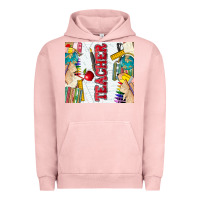 Pigment Salmon teacher Urban Hoodie - Zillion Design Studio