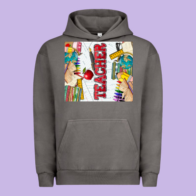 Teacher Urban Hoodie Designed By Zillion Design Studio