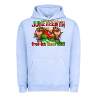 Pigment Grape Ice juneteenth free ish since 1865 Urban Hoodie - texasbilliewilder