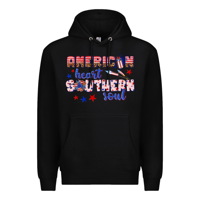 American Heart Southern Soul Premium Hoodie by texasbilliewilder | Teevron