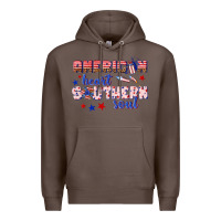 Coffee American heart southern soul Premium Hoodie - texasbilliewilder