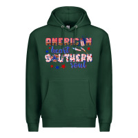 Sports Green American heart southern soul Premium Hoodie - texasbilliewilder