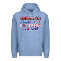 Colony Blue American heart southern soul Premium Hoodie - texasbilliewilder
