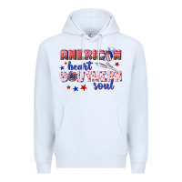 White American heart southern soul Premium Hoodie - texasbilliewilder