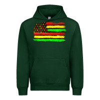 Foreset Green juneteenth flag Urban Hoodie - texasbilliewilder