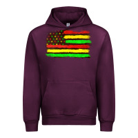 Mauve Wine juneteenth flag Urban Hoodie - texasbilliewilder