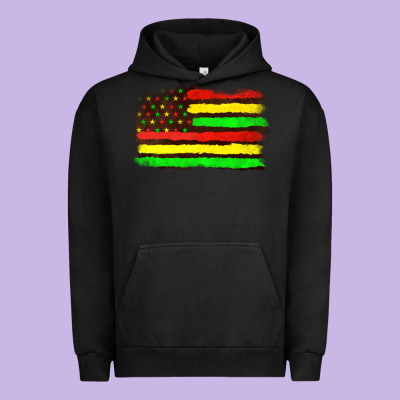 Urban Hoodie juneteenth flag