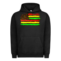 Pigment Black juneteenth flag Urban Hoodie - texasbilliewilder