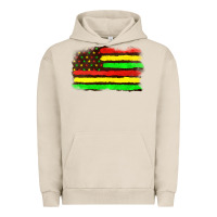 Pigment French Oak juneteenth flag Urban Hoodie - texasbilliewilder