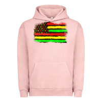Pigment Salmon juneteenth flag Urban Hoodie - texasbilliewilder
