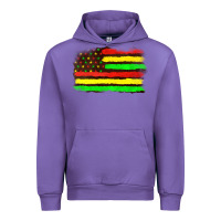 Tulip juneteenth flag Urban Hoodie - texasbilliewilder