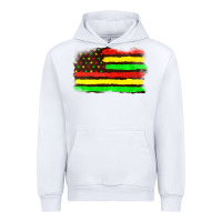 White juneteenth flag Urban Hoodie - texasbilliewilder