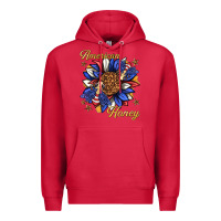 Cardinal American honey with bee Premium Hoodie - texasbilliewilder