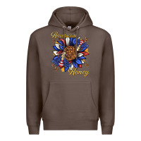 Coffee American honey with bee Premium Hoodie - texasbilliewilder