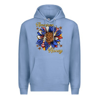Colony Blue American honey with bee Premium Hoodie - texasbilliewilder