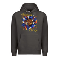 Smoke American honey with bee Premium Hoodie - texasbilliewilder