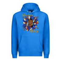 True Royal American honey with bee Premium Hoodie - texasbilliewilder