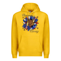 Lemon American honey with bee Premium Hoodie - texasbilliewilder