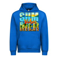 Cobalt summer vibes Urban Hoodie - Zillion Design Studio