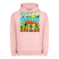 Pigment Salmon summer vibes Urban Hoodie - Zillion Design Studio