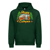 Forest Green happy camper Urban Hoodie - Zillion Design Studio