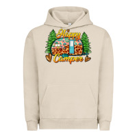 Pigment French Oak happy camper Urban Hoodie - Zillion Design Studio