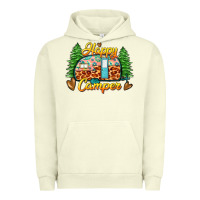 Pigment Pistachio happy camper Urban Hoodie - Zillion Design Studio