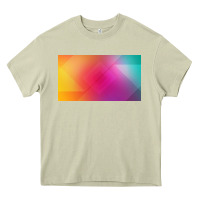 Mossy multicolor abstract lines Heavy Core Tee - chombo