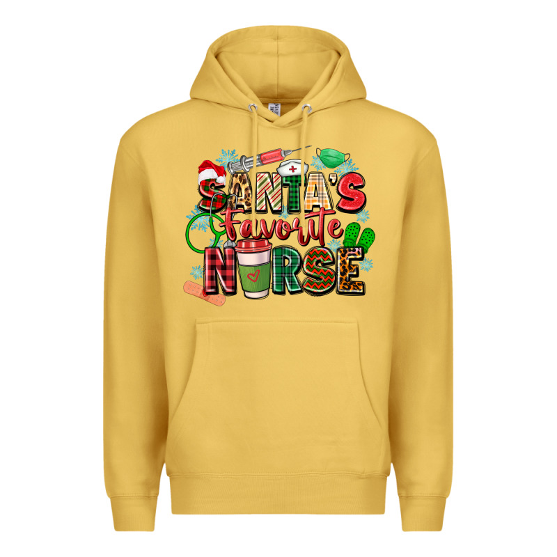 Santas Favorite Nurse Premium Hoodie by Zillion Design Studio | Teevron