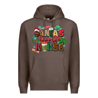 Coffee santas favorite nurse Premium Hoodie - Zillion Design Studio