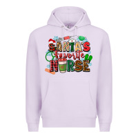 Lilac santas favorite nurse Premium Hoodie - Zillion Design Studio