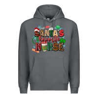 Rock santas favorite nurse Premium Hoodie - Zillion Design Studio