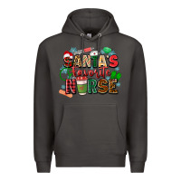 Smoke santas favorite nurse Premium Hoodie - Zillion Design Studio